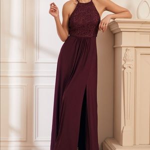 Maroon Gown